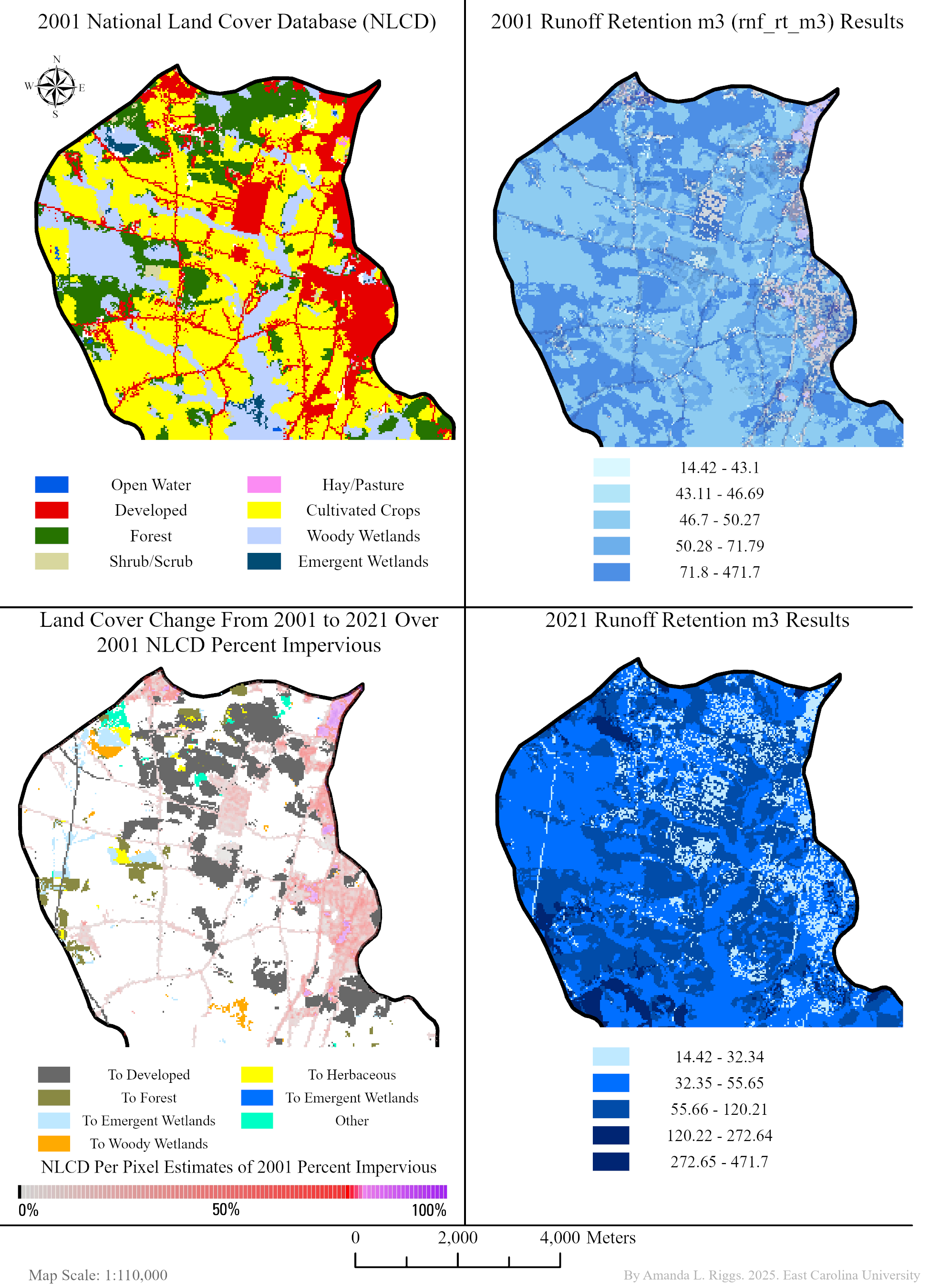 UFRM runoff retention map
