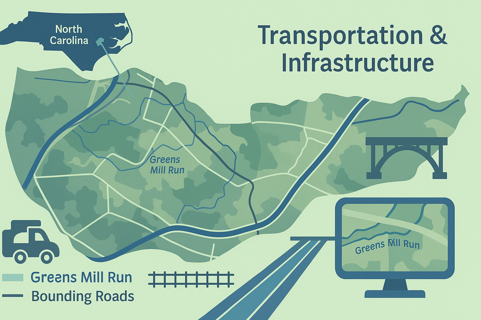 Transportation layer map
