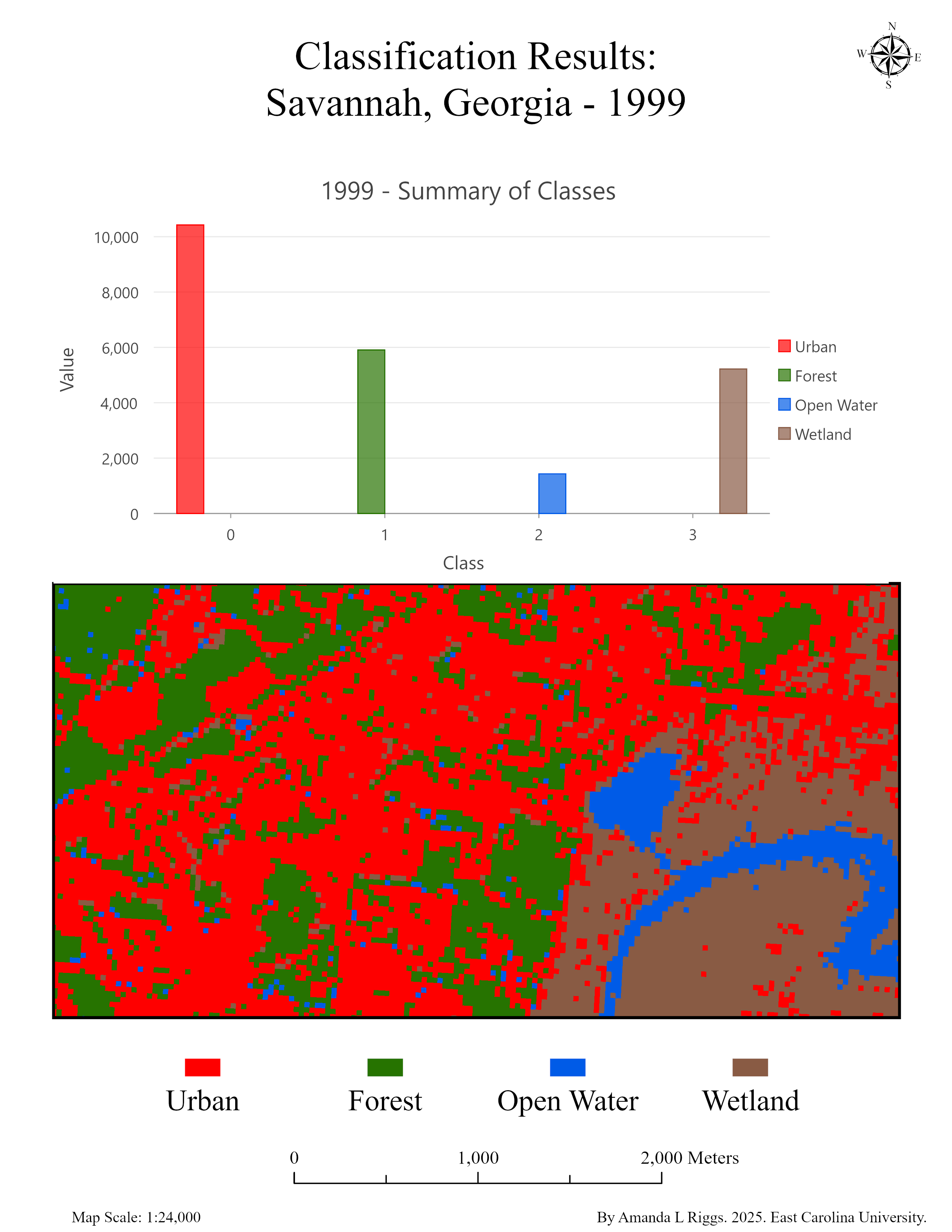 1999 Savannah land cover classification